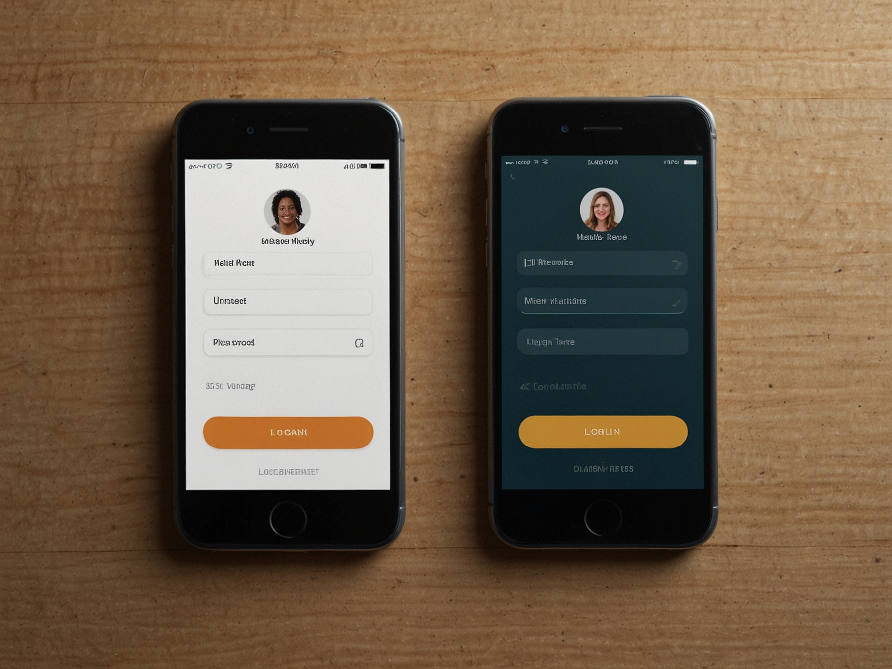 Login steps illustration